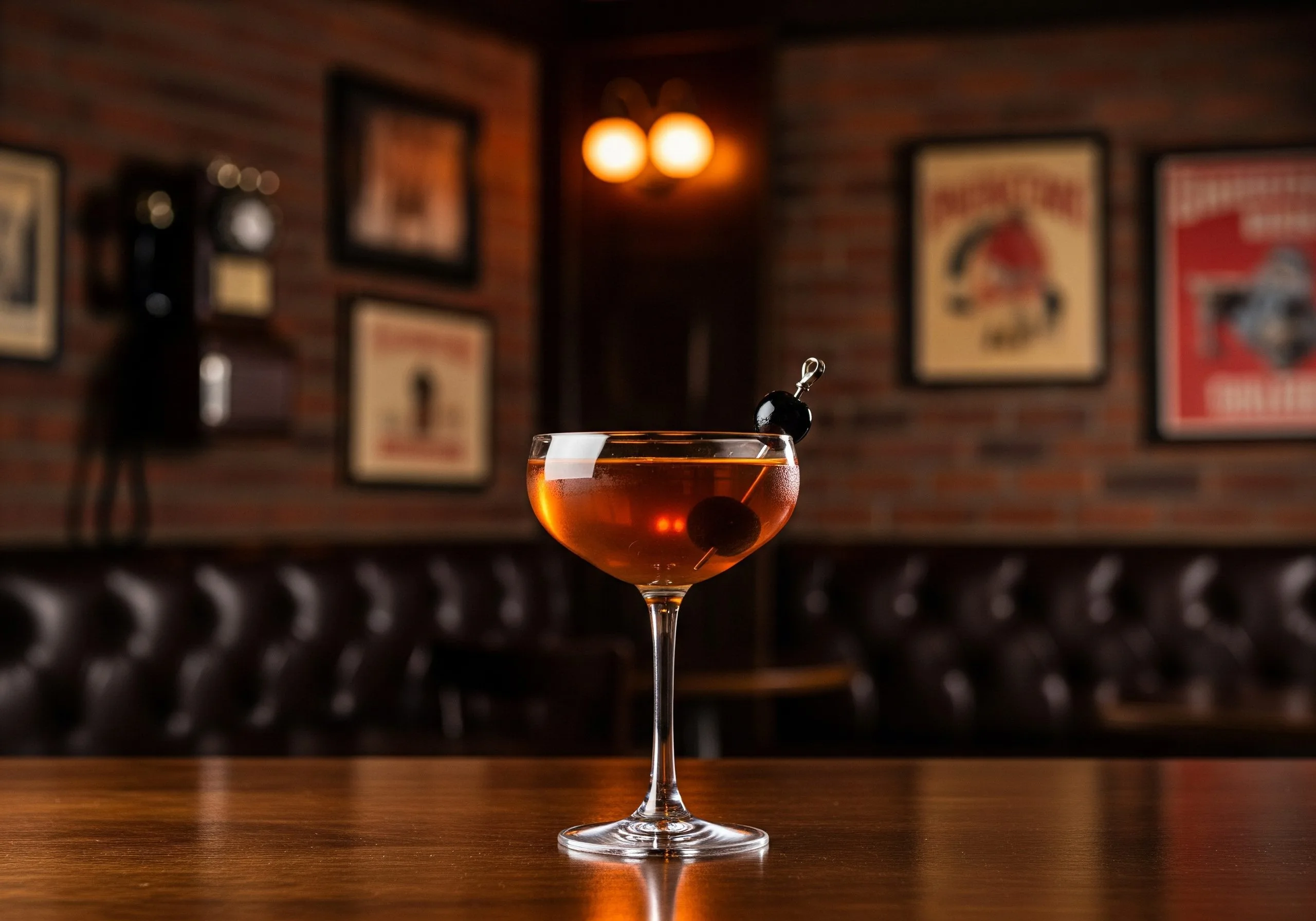 Gemini_Generated_Manhattan Cocktail